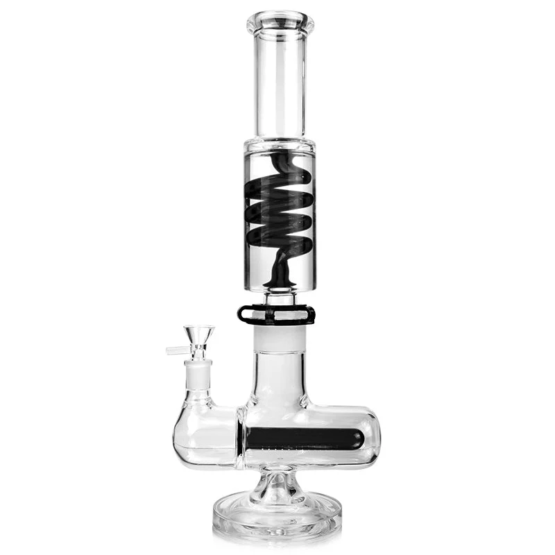 16" Glycerin Coil Color Inline Bong - Image 2