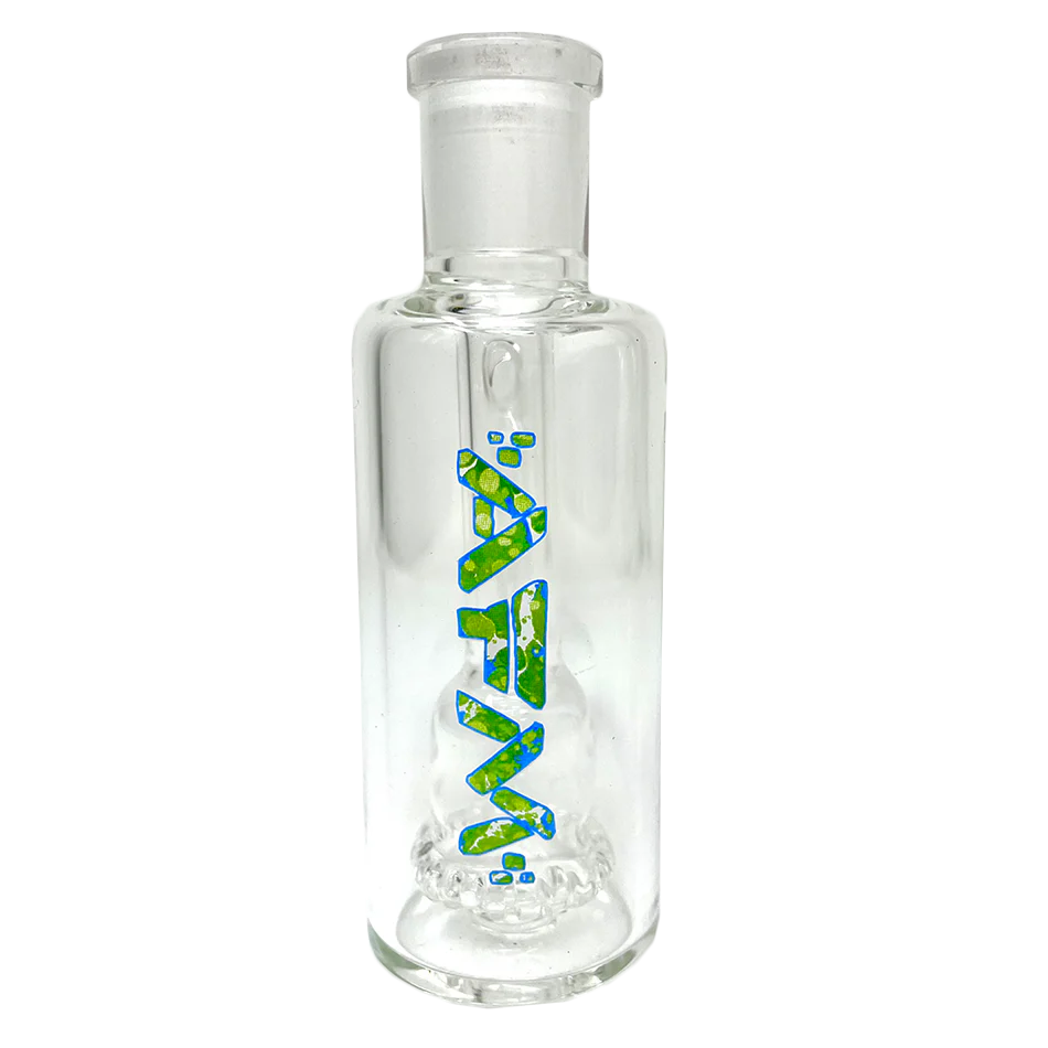 5" AFM Green Bubbles UFO Perc Glass Ash Catcher (ONLINE ONLY)