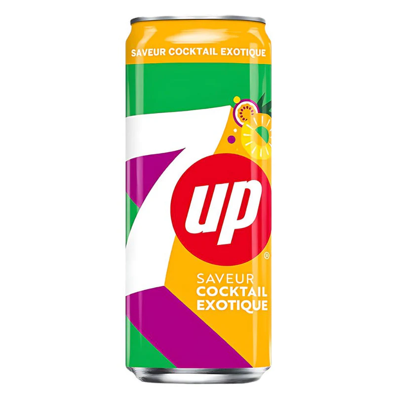 7UP Cocktail Exotique 330mL (FRANCE)
