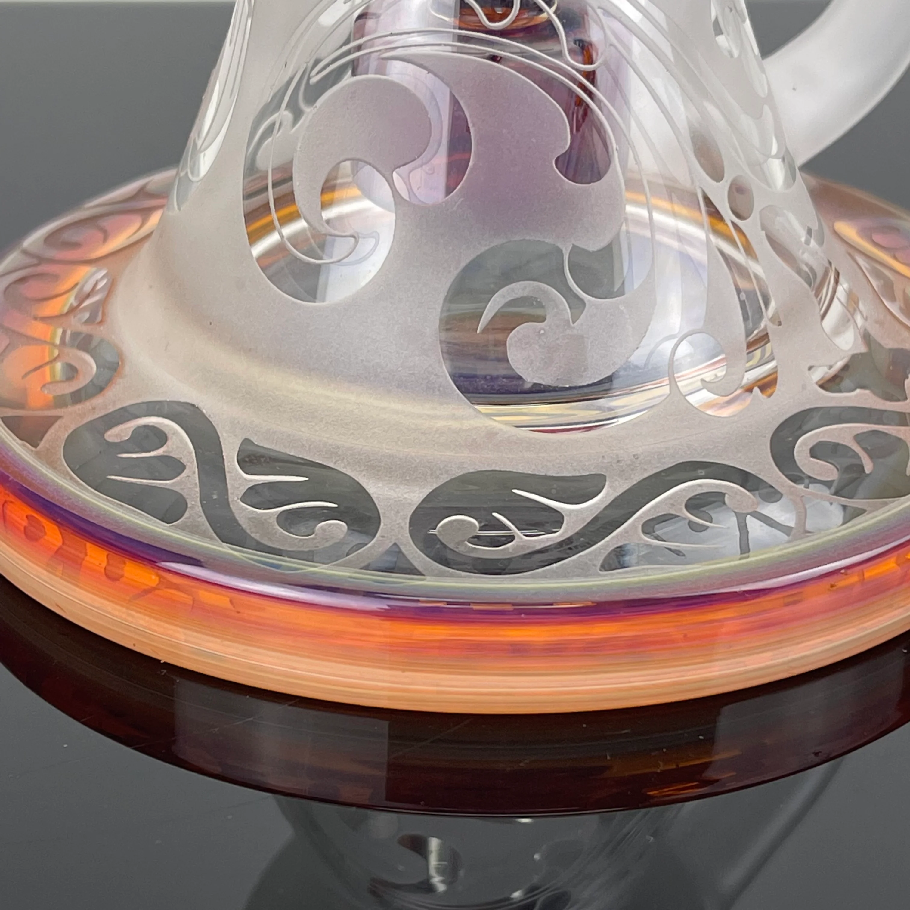 Beta Glass Labs Omega Custom Sandblasted #1 14mm Custom 1 of 1 - Image 4