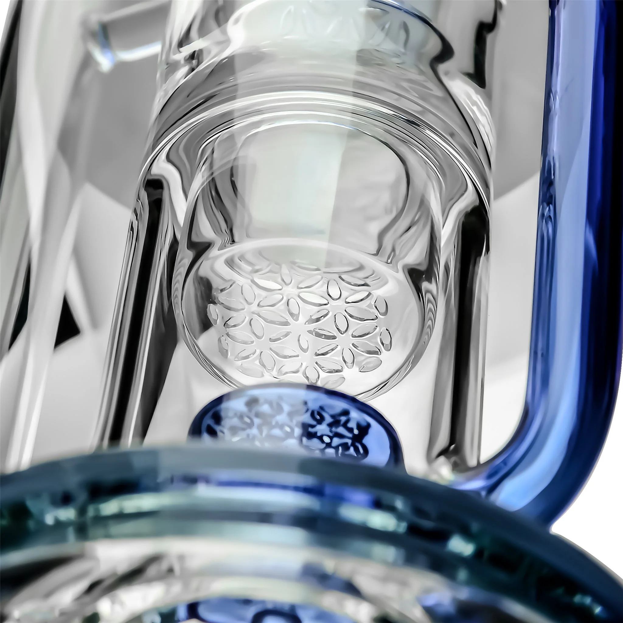 Calibear Pillar Flower Of Life Klein Bong (ONLINE ONLY) - Image 12