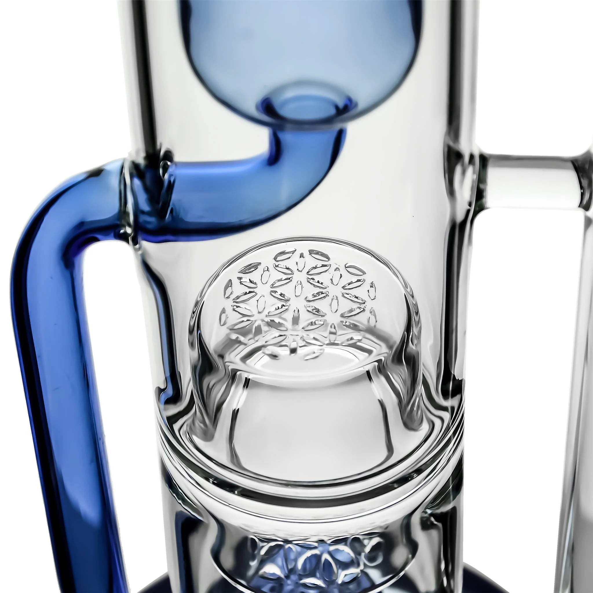 Calibear Pillar Flower Of Life Klein Bong (ONLINE ONLY) - Image 9