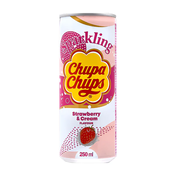 Chupa Chups Strawberry Creme 250mL (KOREA) - Image 2