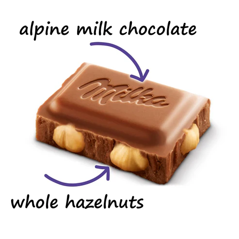 Milka Whole Hazelnut 100g (GERMANY) - Image 2