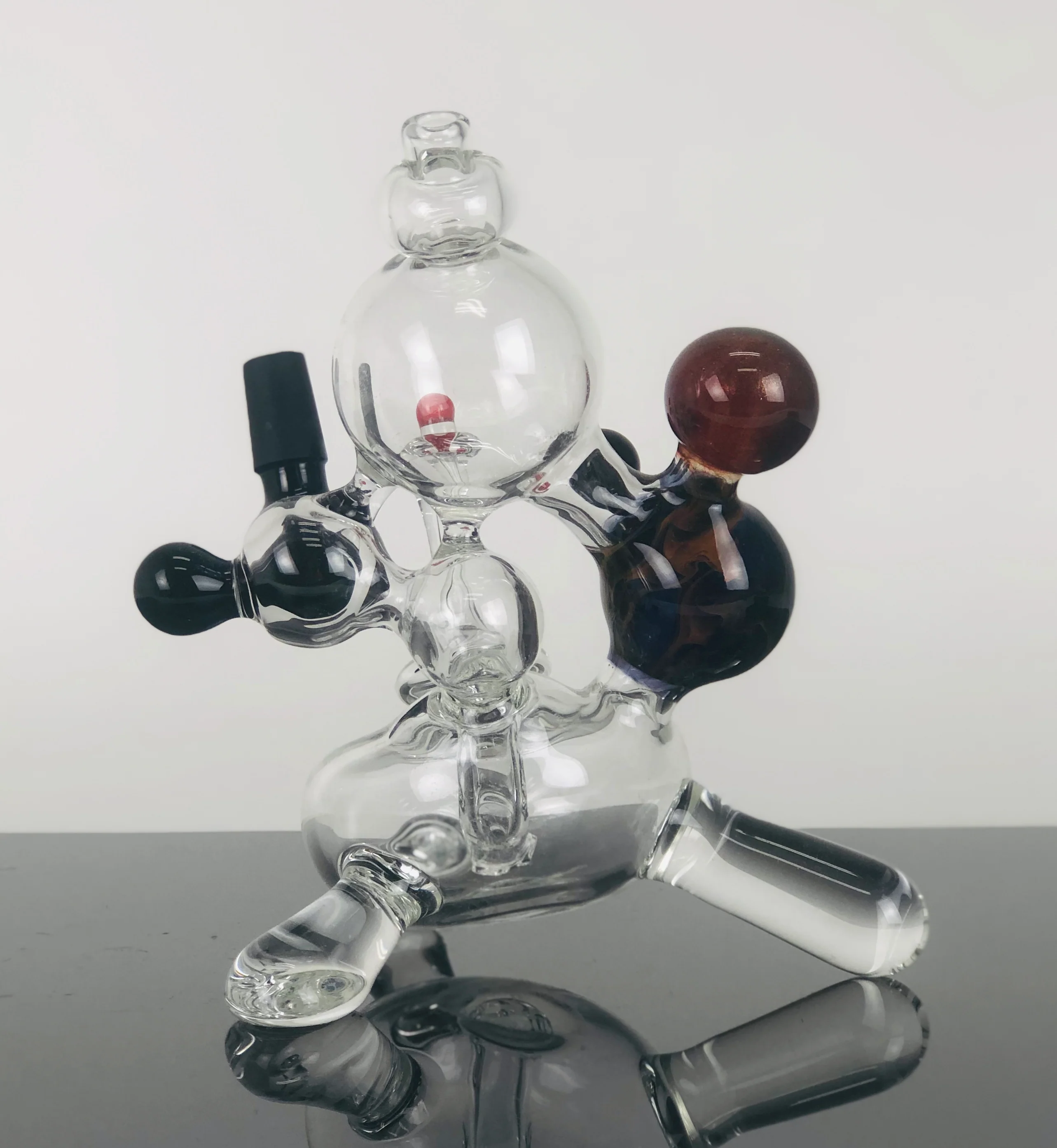 Dave Colton Clear Tripod w/ accents & black joint - Image 2