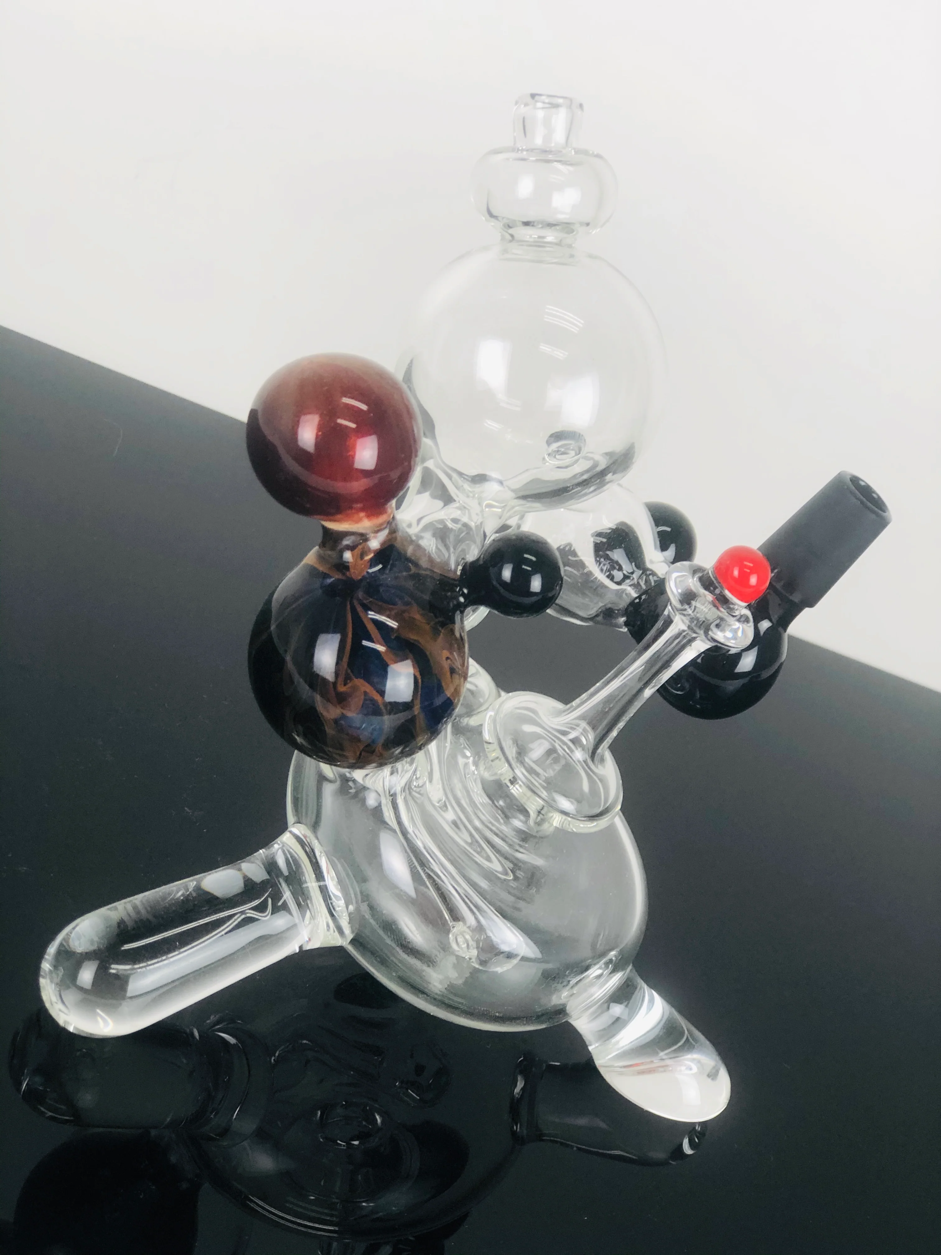 Dave Colton Clear Tripod w/ accents & black joint - Image 3