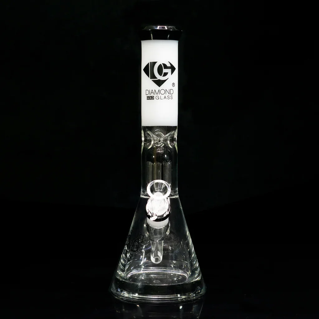 Diamond Glass 12" Beaker with Tree Perc - Image 3
