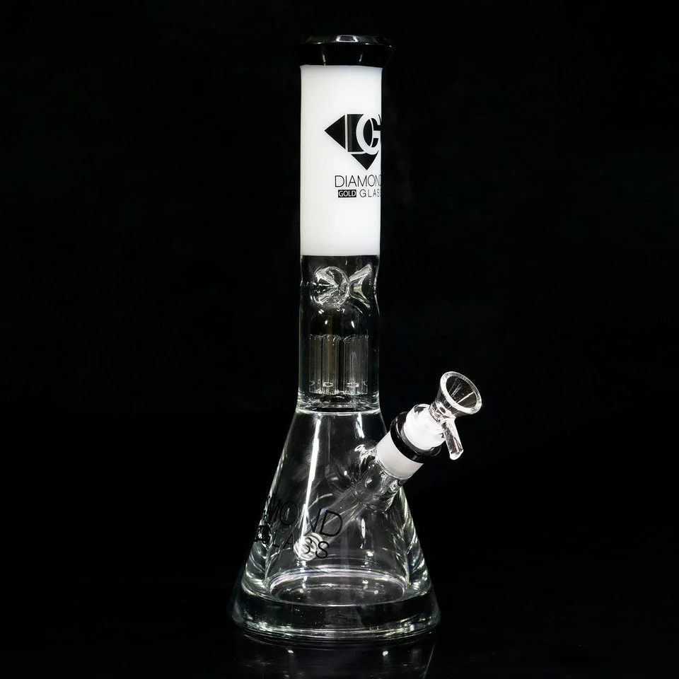Diamond Glass 12" Beaker with Tree Perc - Image 6
