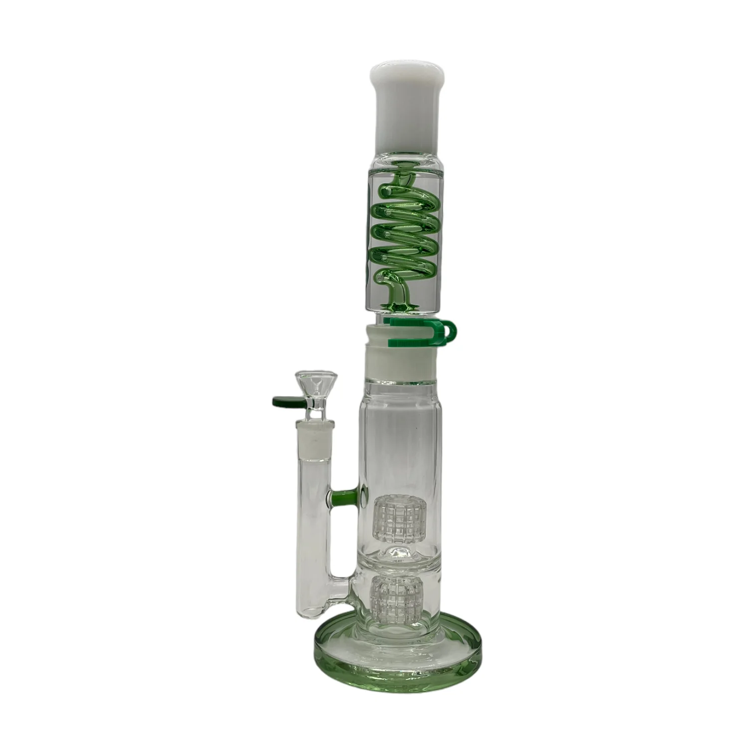 Double Perc Bong With Coil - Image 4