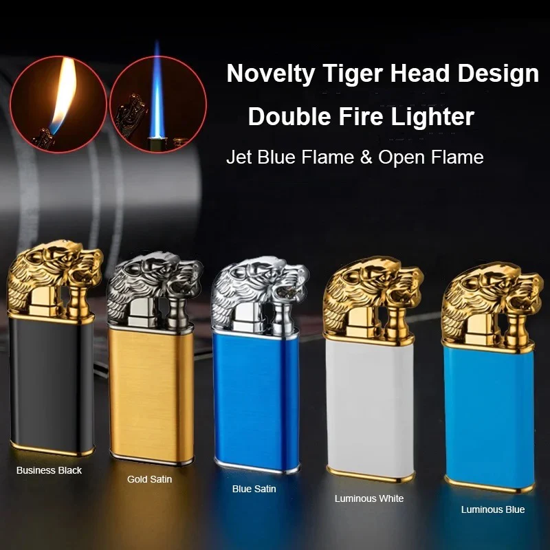 Engravable Dual Torch Flame Lighter
