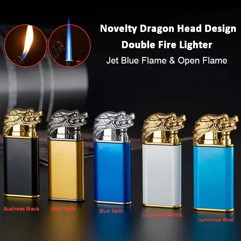 Engravable Dual Torch Flame Lighter - Image 3