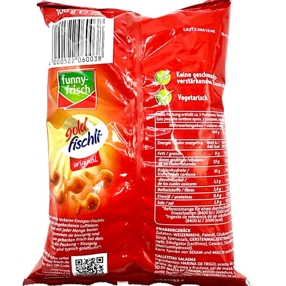 Funny Frisch Gold Fischli 100g (GERMANY) - Image 2