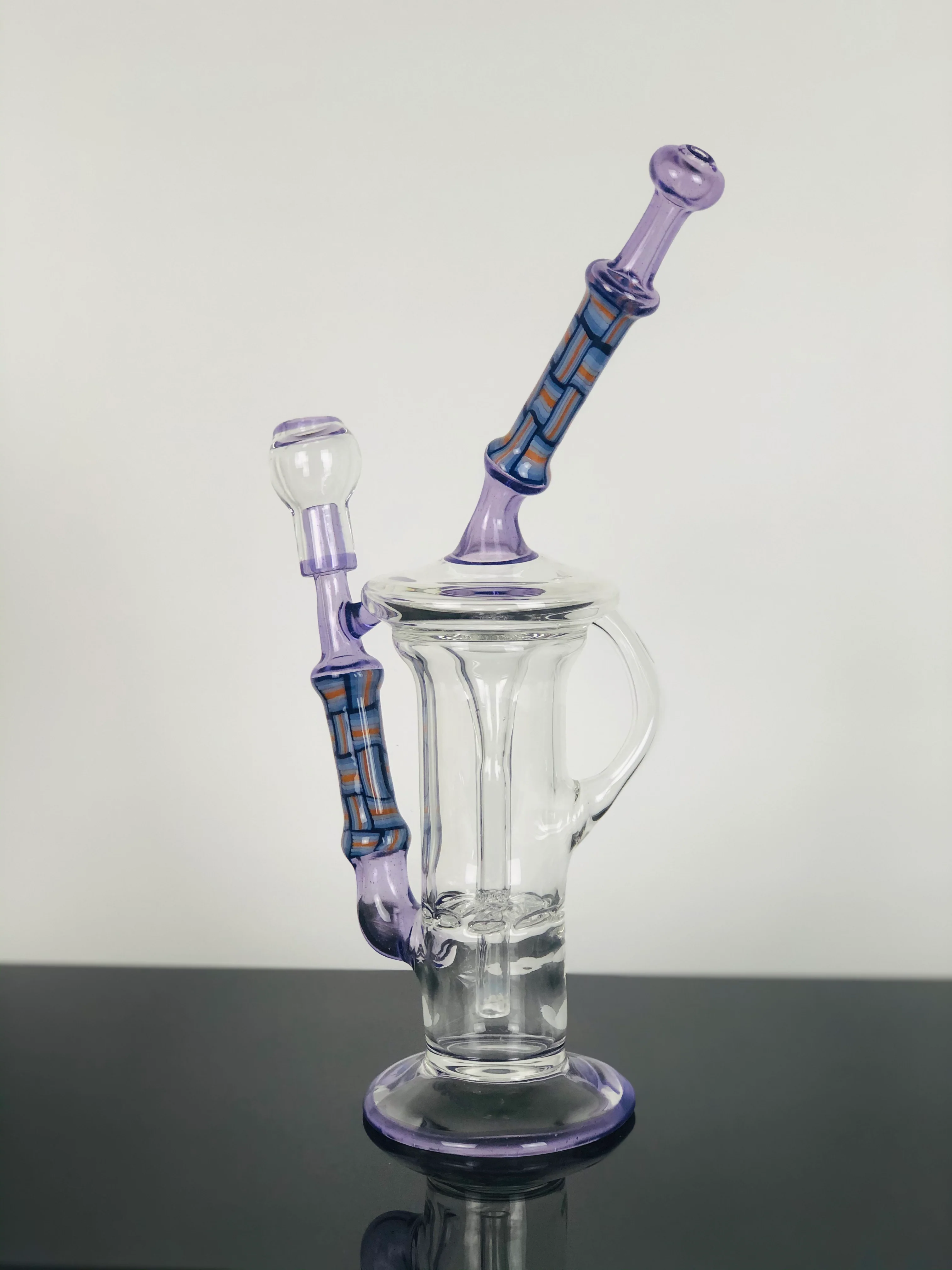 Glass Munkey Purple Recycler - Image 2
