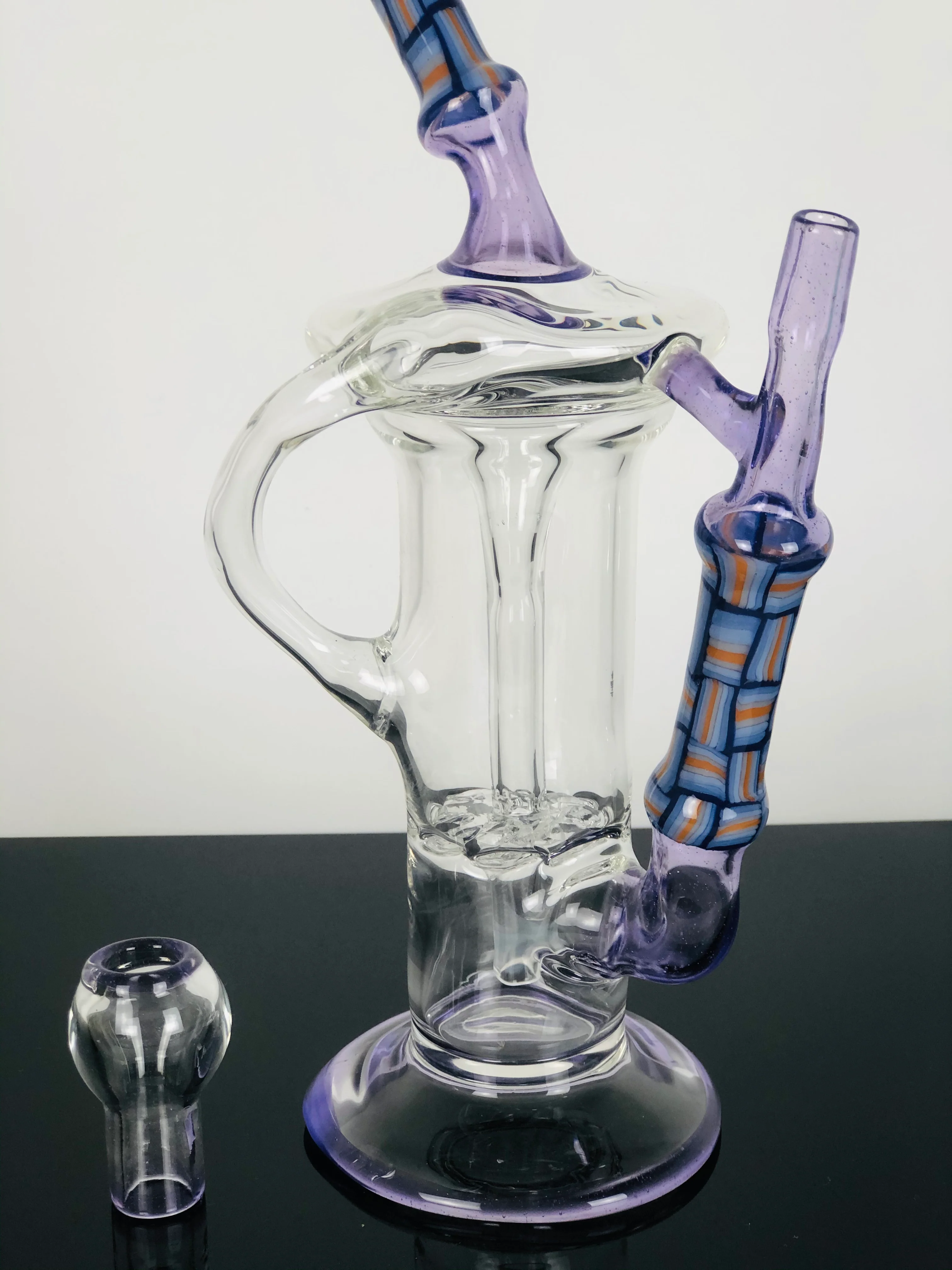 Glass Munkey Purple Recycler - Image 3