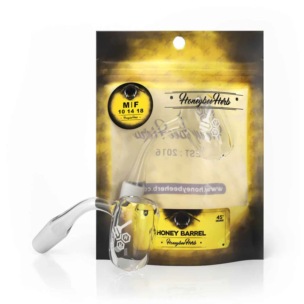 HONEY BARREL QUARTZ BANGER - 45° DEGREE | YL (ONLINE ONLY) - Image 2
