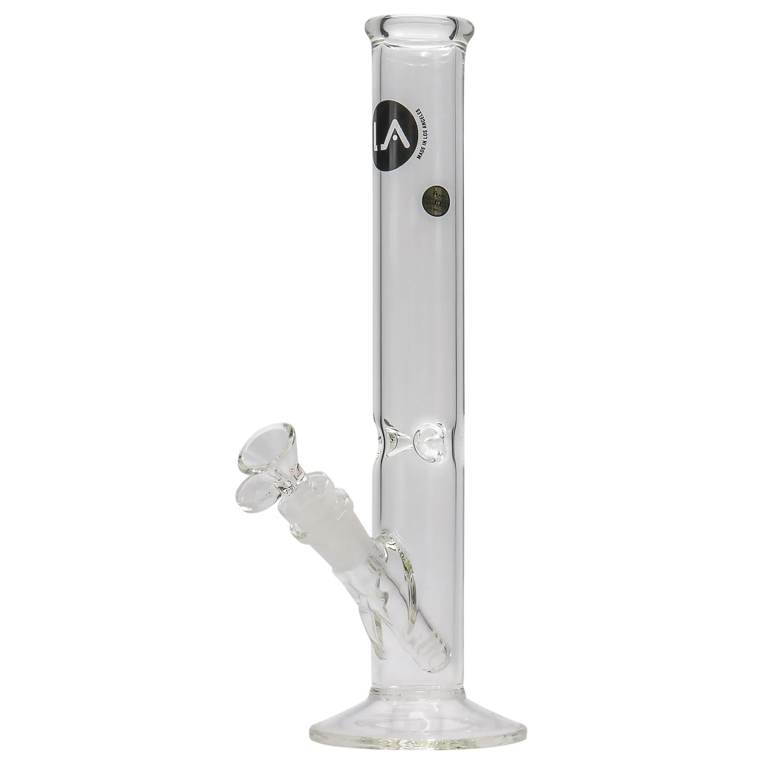 LA Pipes 12" Clear Straight Shot Bong (ONLINE ONLY) - Image 16