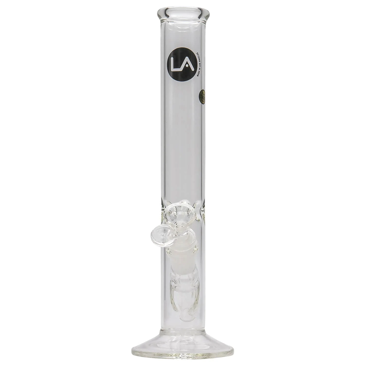 LA Pipes 12" Clear Straight Shot Bong (ONLINE ONLY) - Image 18