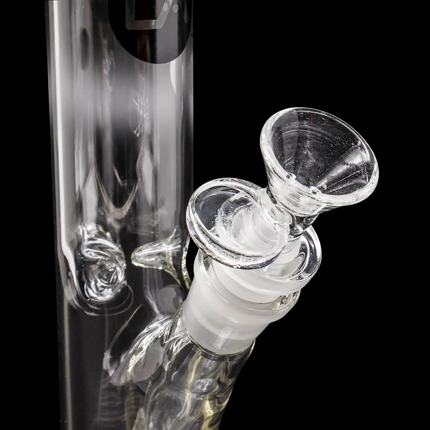LA Pipes 8" Straight Bong with Ice Pinch (ONLINE ONLY) - Image 9