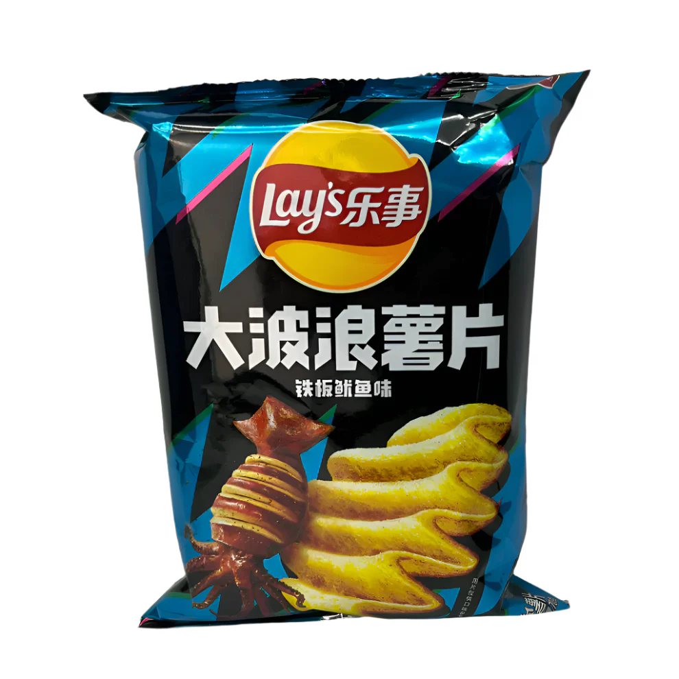 Lay's Chips Wavy Sizzling Squid 70g (CHINA)