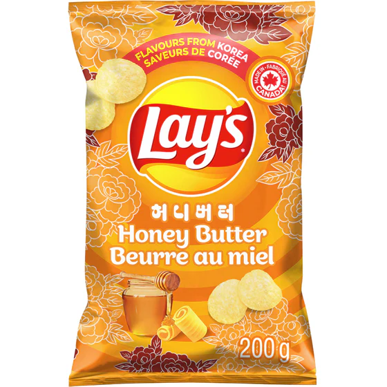 Lay's Chips Honey Butter 200g (CANADA)