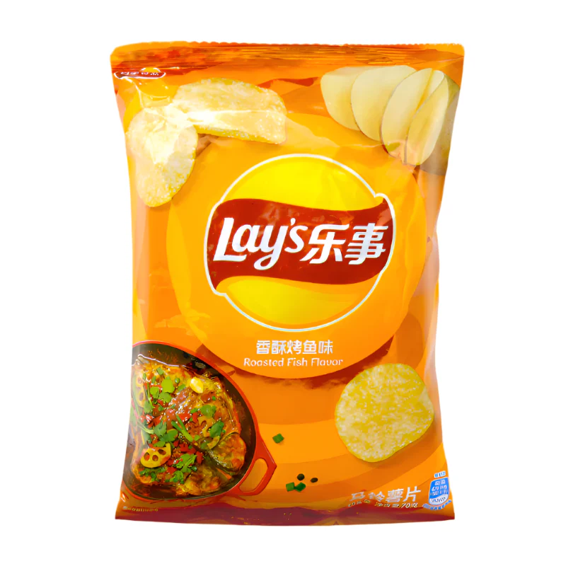 Lay's Chips Roasted Fish Flavor 70g (CHINA)