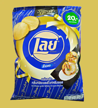 Lay's Chips Scallop Cream Sauce 40g (THAILAND)