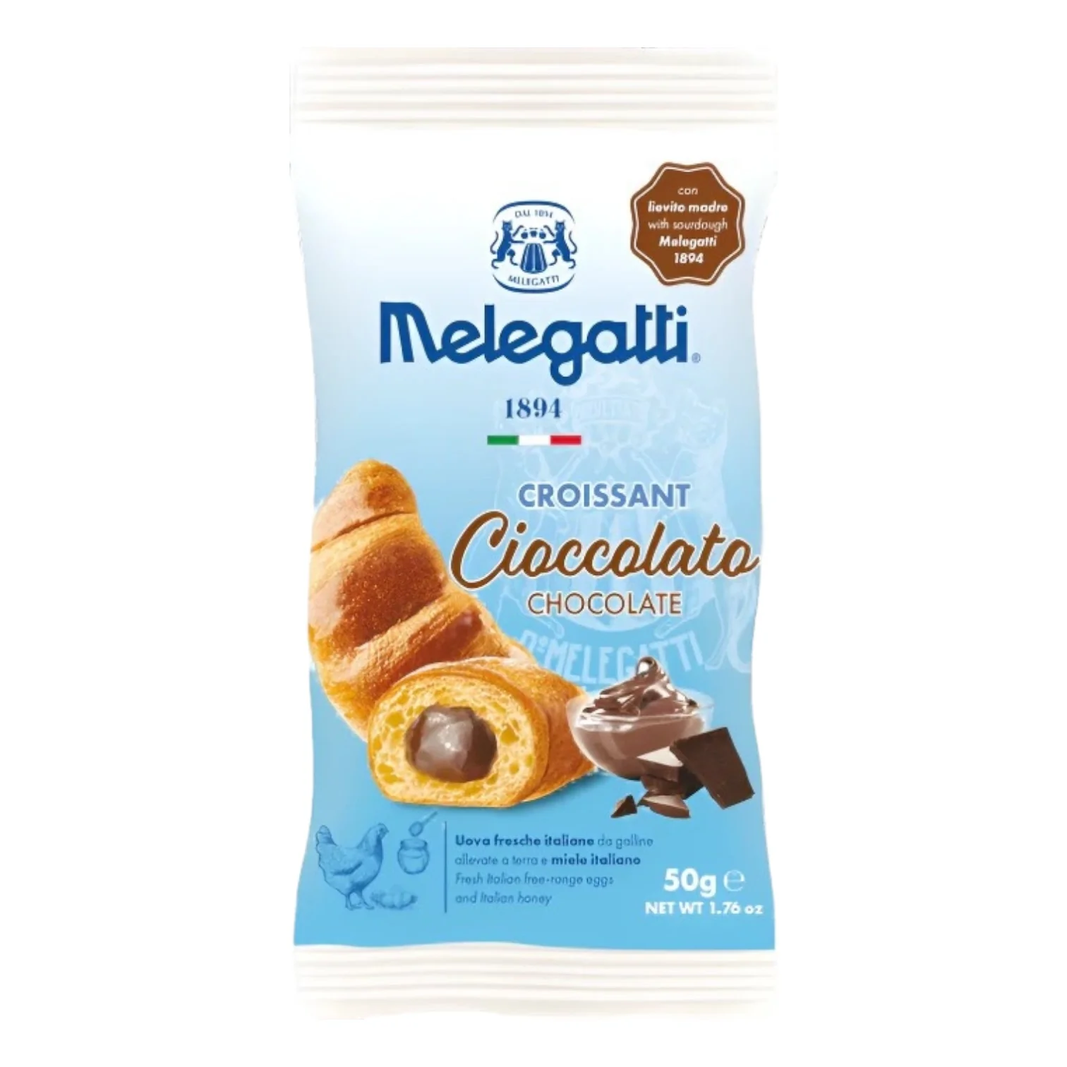 Melegatti Chocolate Croissant 300g (ITALY) - Image 2