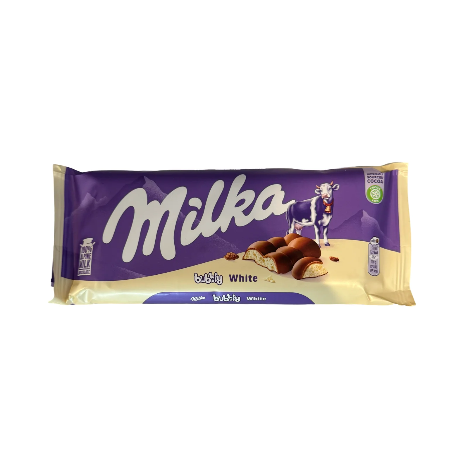 Milka Bubbly White Chocolate 90g (GERMANY)