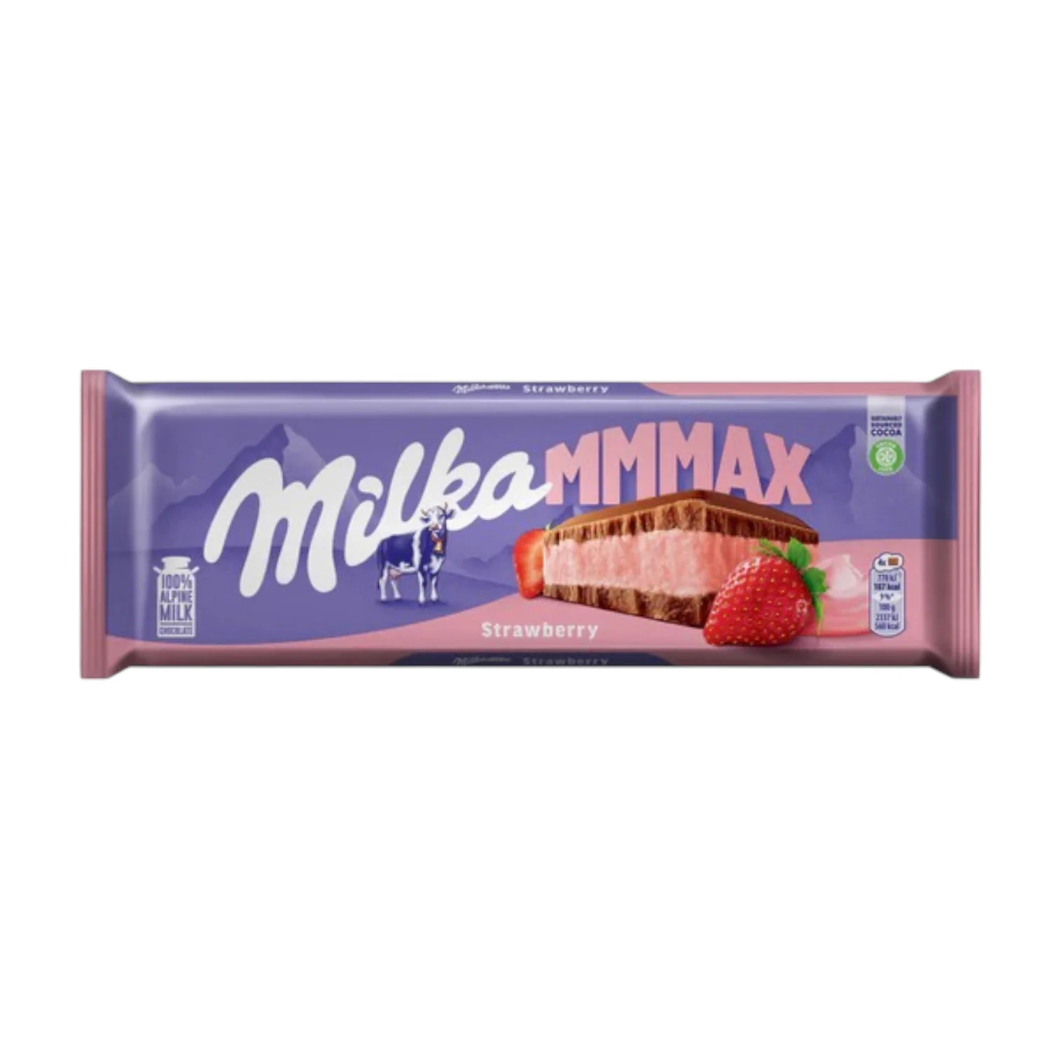 Milka MMMAX Strawberry 300g (AUSTRIA) - Image 2