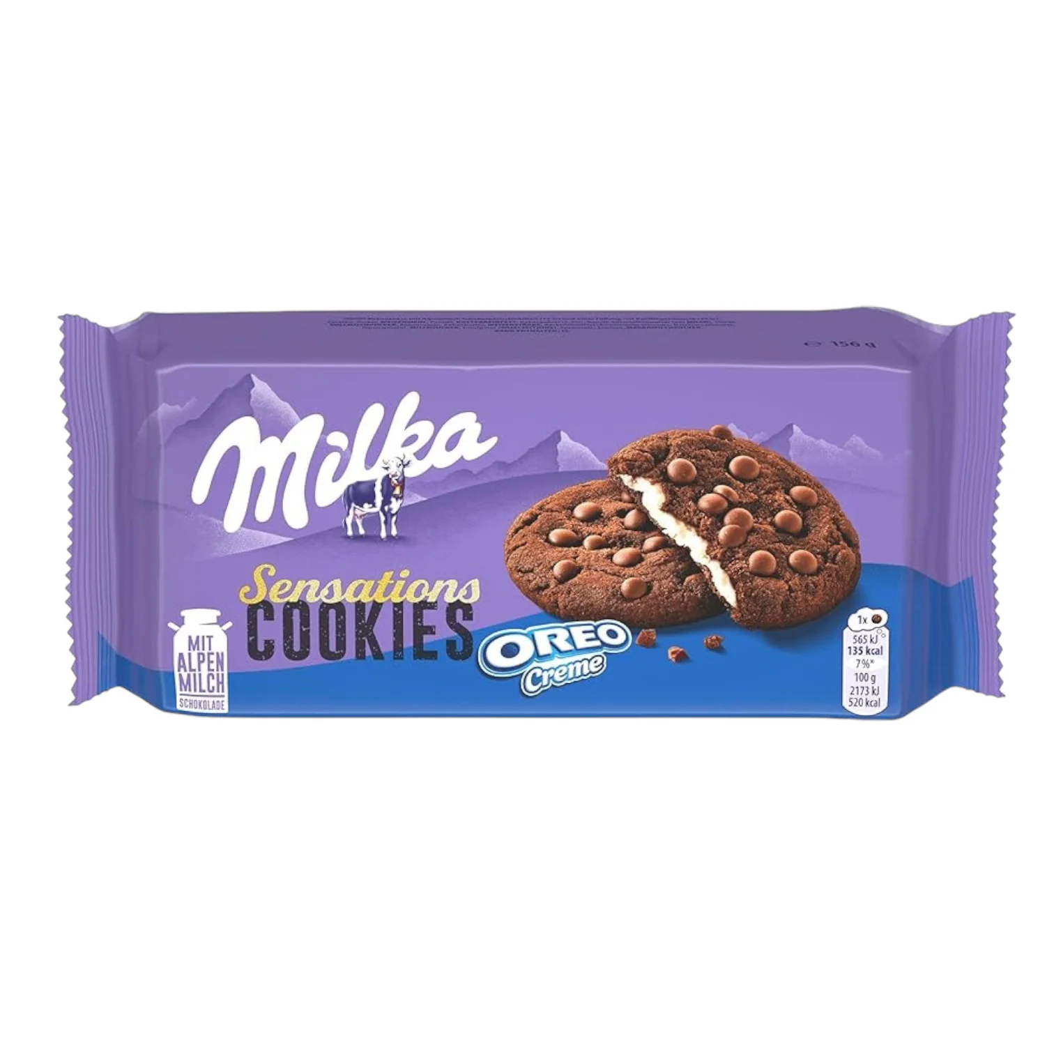 Milka Sensations Cookies Oreo Creme 156g (POLAND) - Image 2