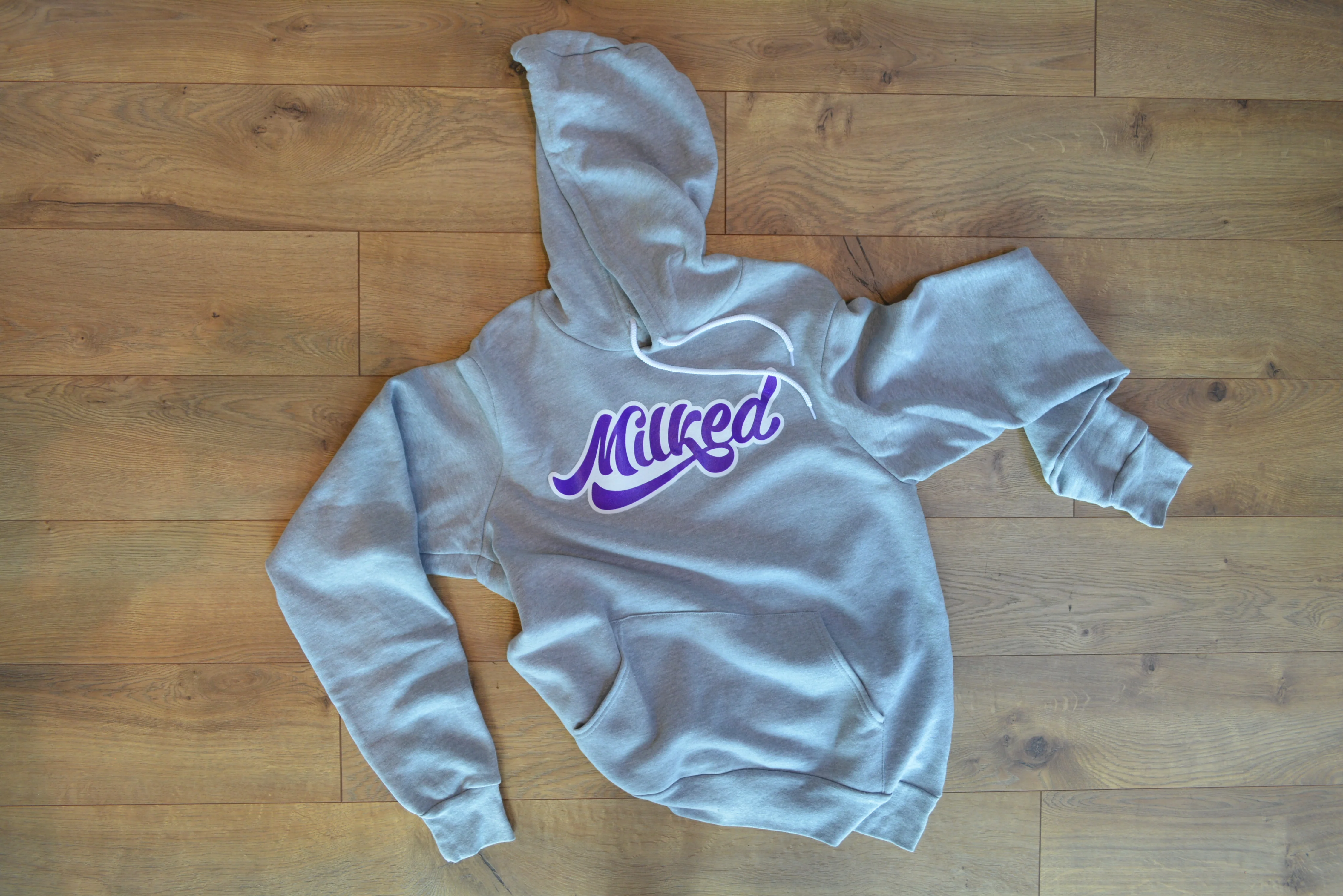 Milked Classic Purple Logo Hoodie - Image 5