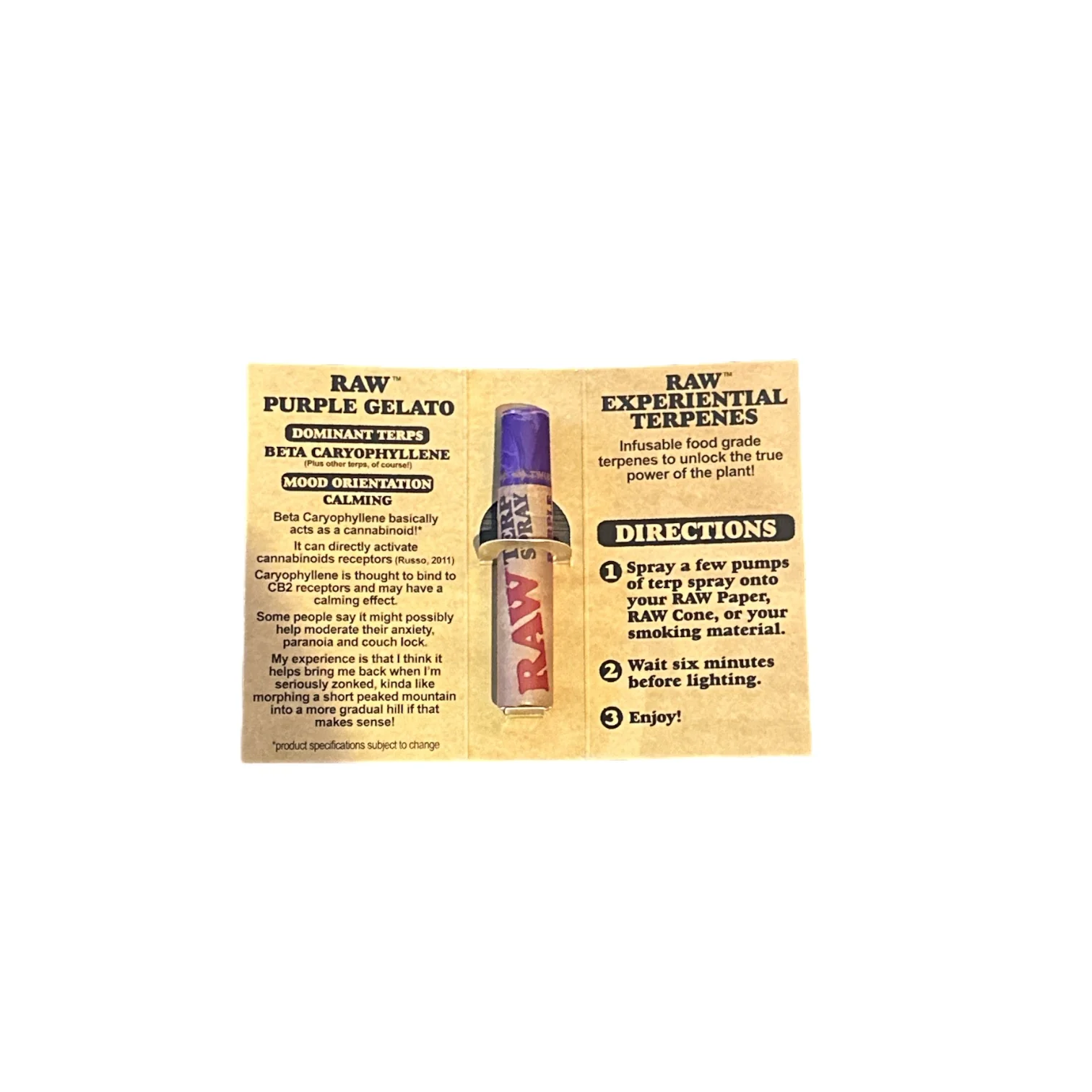 RAW® - Terp Spray 5ml (Single Spray) - Image 2
