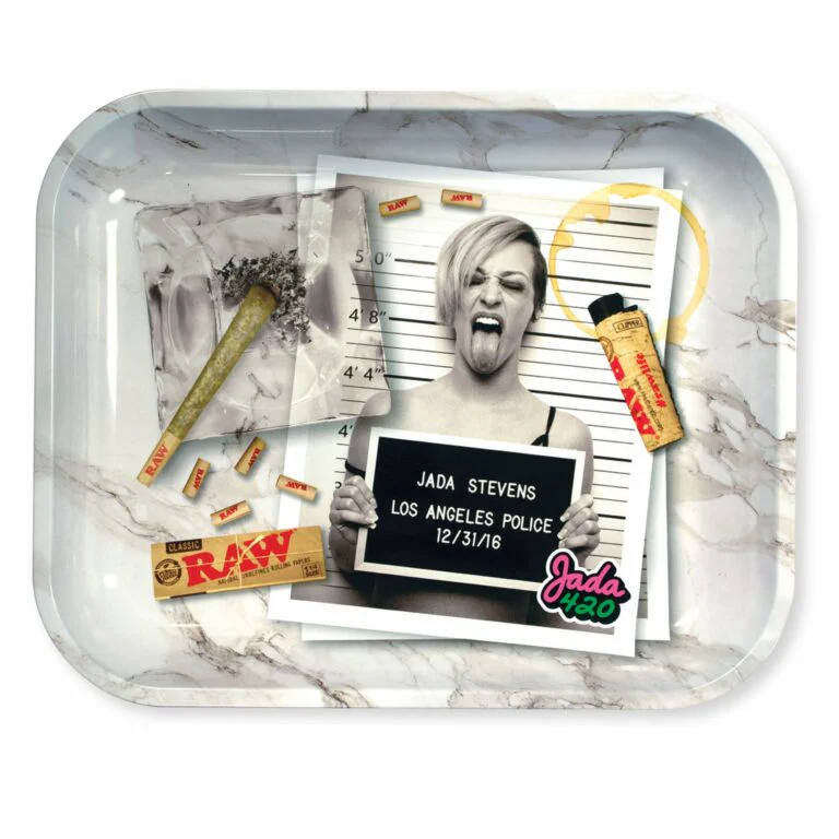 Raw Metal Rolling Tray Large - Image 3