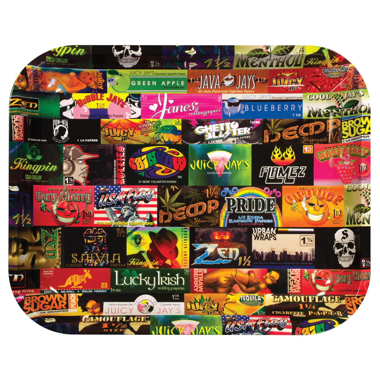 Raw Metal Rolling Tray Large - Image 6