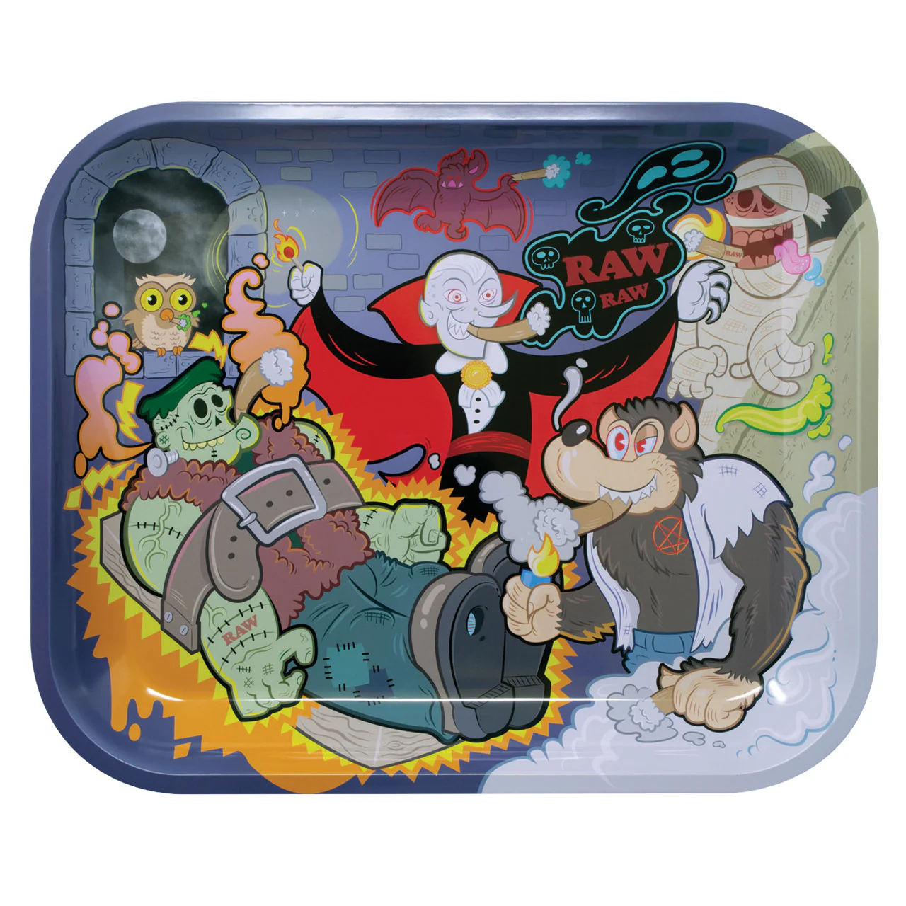 Raw Metal Rolling Tray Large - Image 7