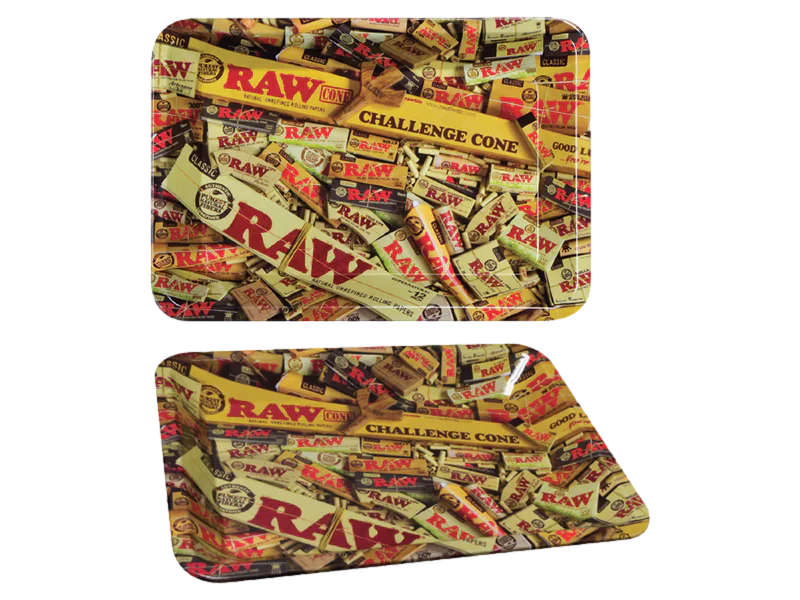 Raw Metal Rolling Tray Mini - Image 2