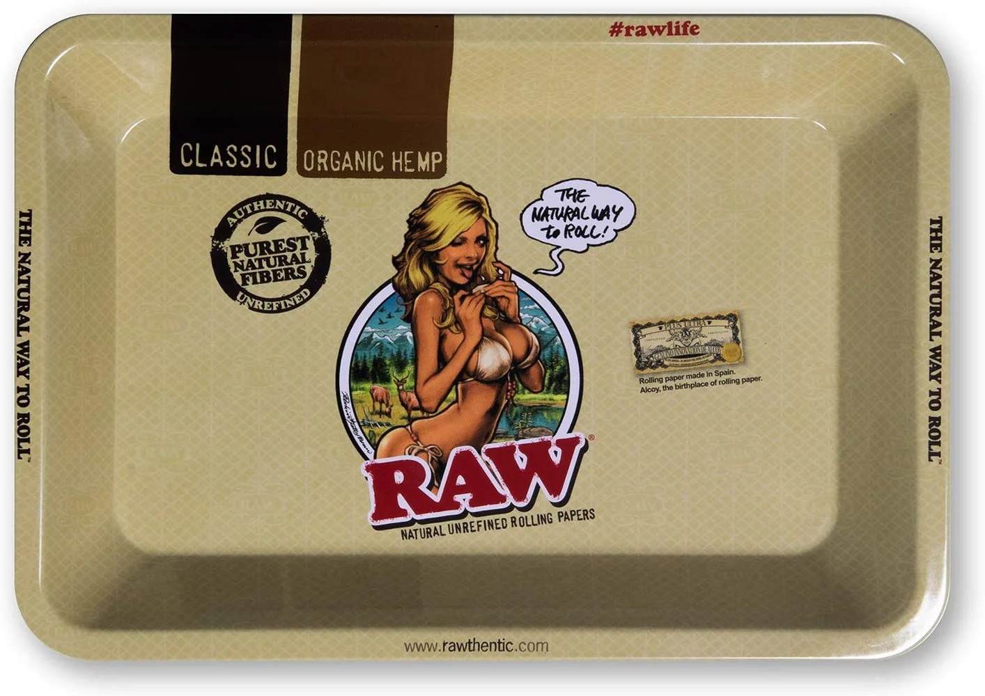 Raw Metal Rolling Tray Mini - Image 4