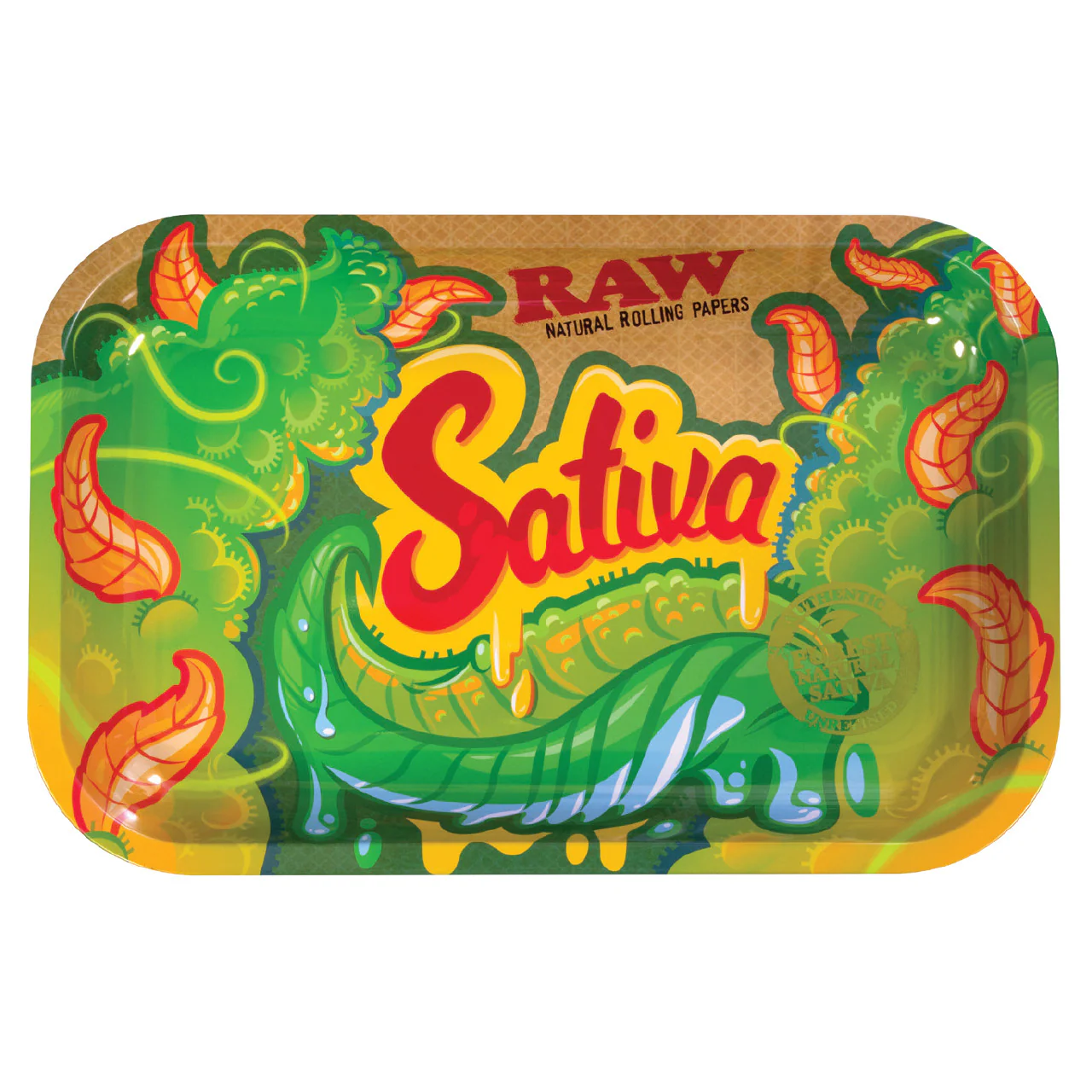 Raw Metal Rolling Tray Small - Image 4