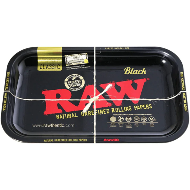 Raw Metal Rolling Tray Small - Image 8