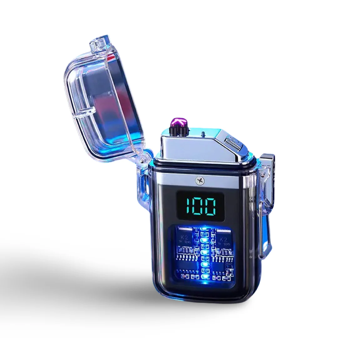 Rechargeable Waterproof Windproof Double Arc Lighter - Image 2