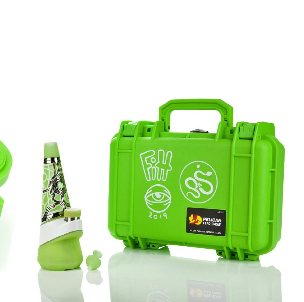 Ryan Fitt Neon Puffco Peak Complete Set - Image 6