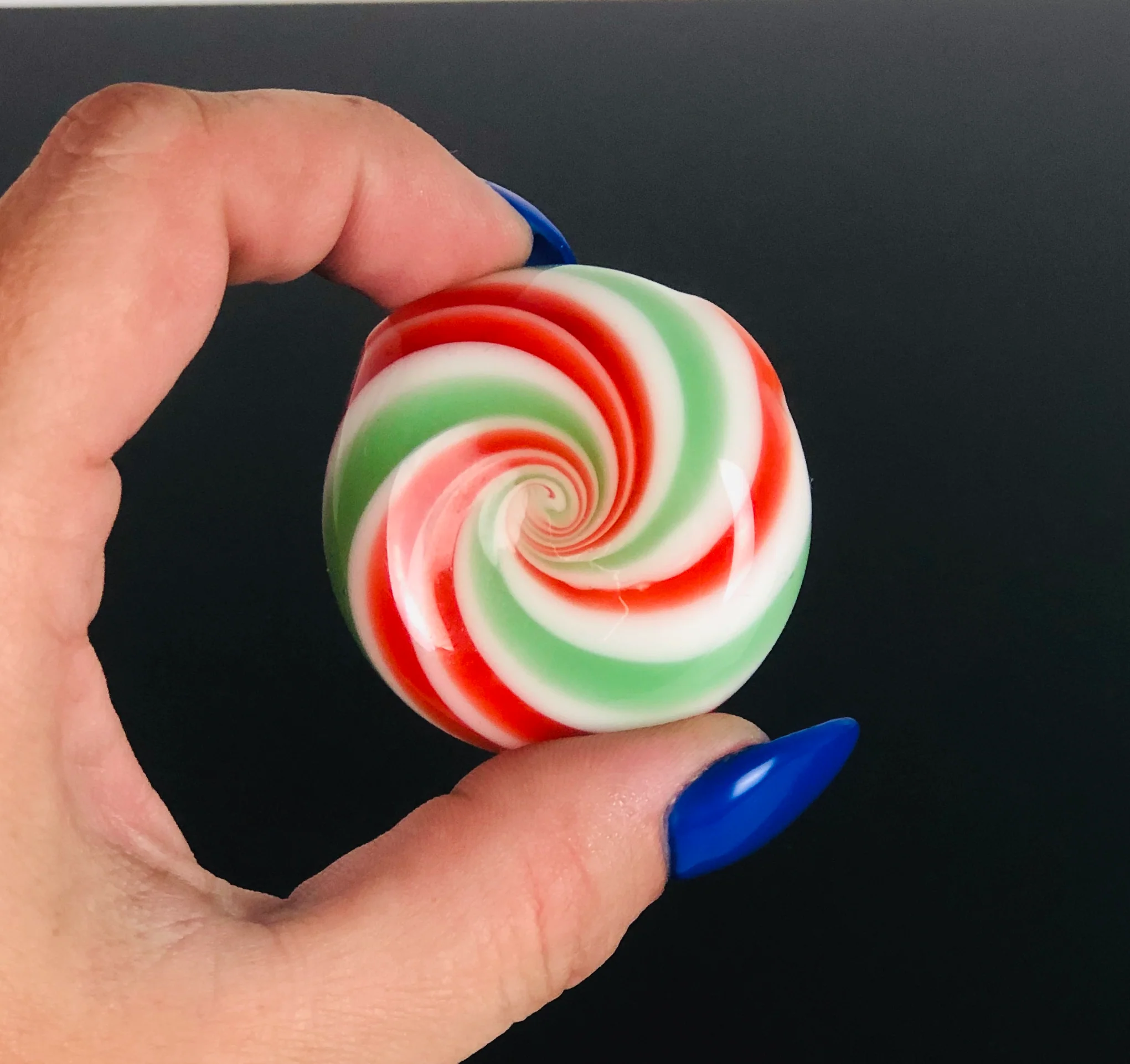 Sherbet Peppermint Swirl Pendant - Image 3