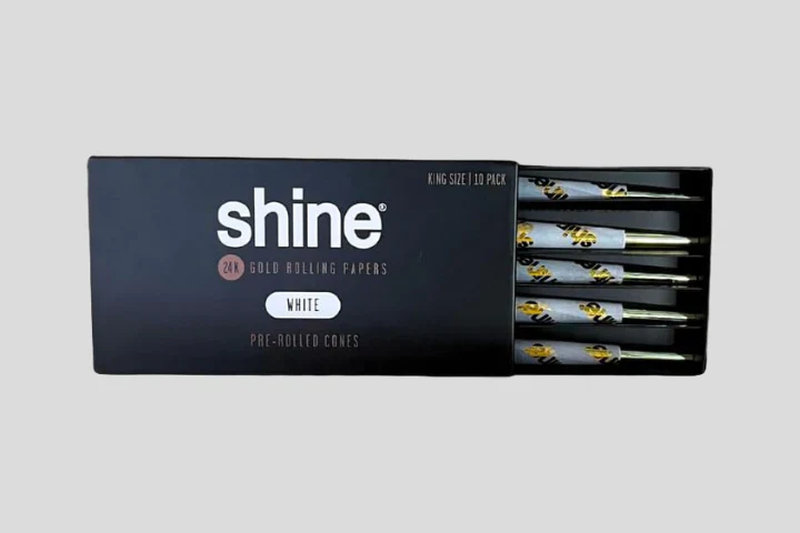 Shine "White" King Size Cones (10 Pack) - Image 3