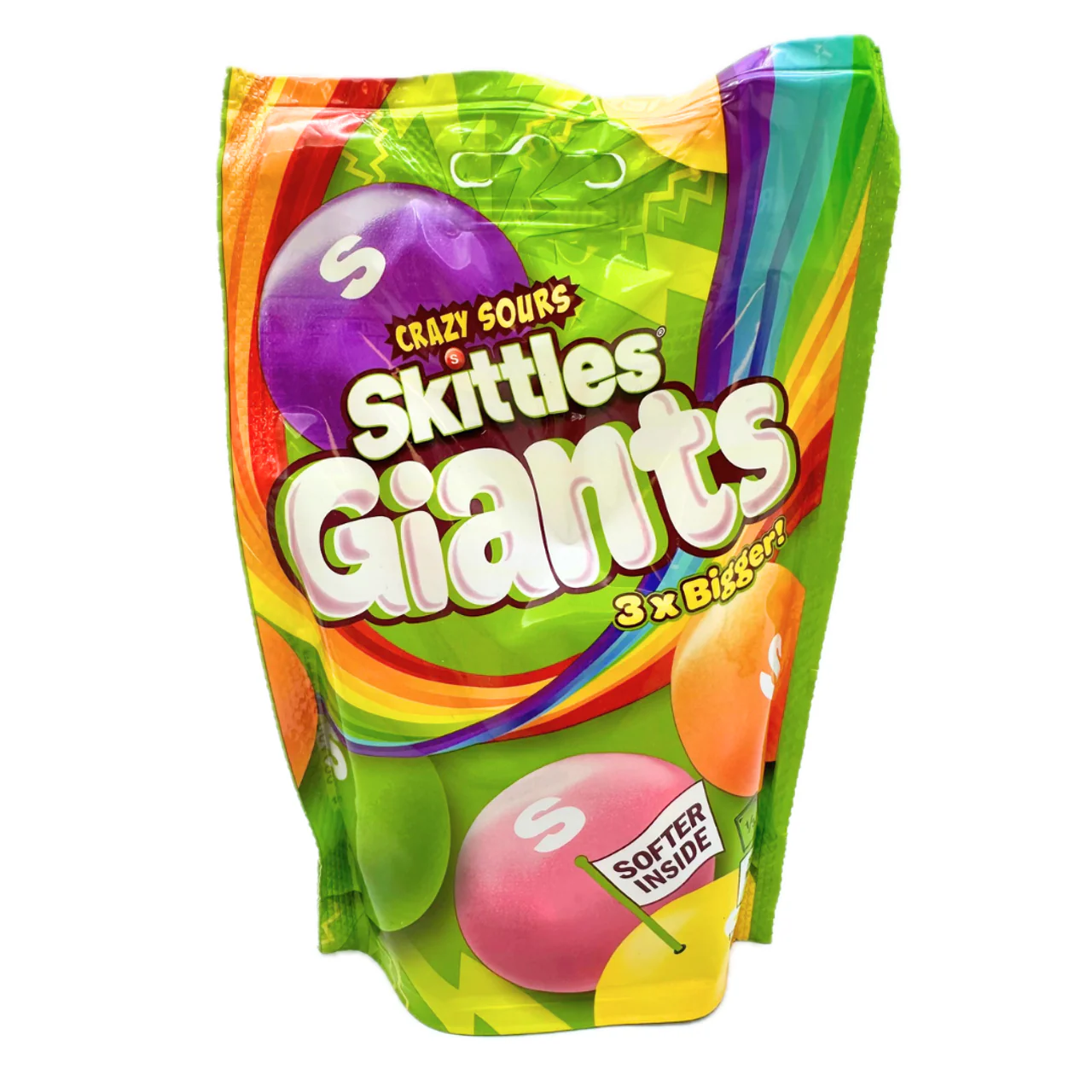 Skittles Giants 3x Crazy Sours 132g (UK) - Image 2