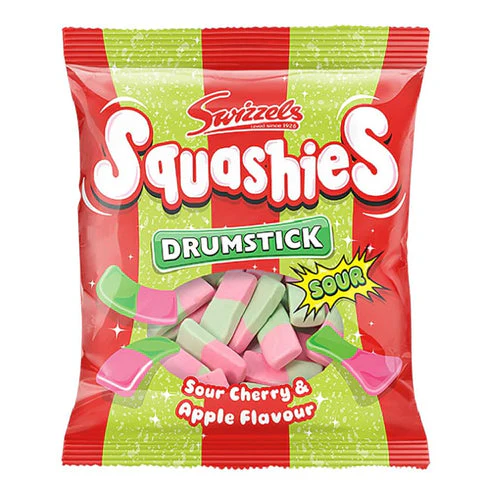 Swizzels Drumstick Squashies Sour Cherry & Apple 140g (UK)