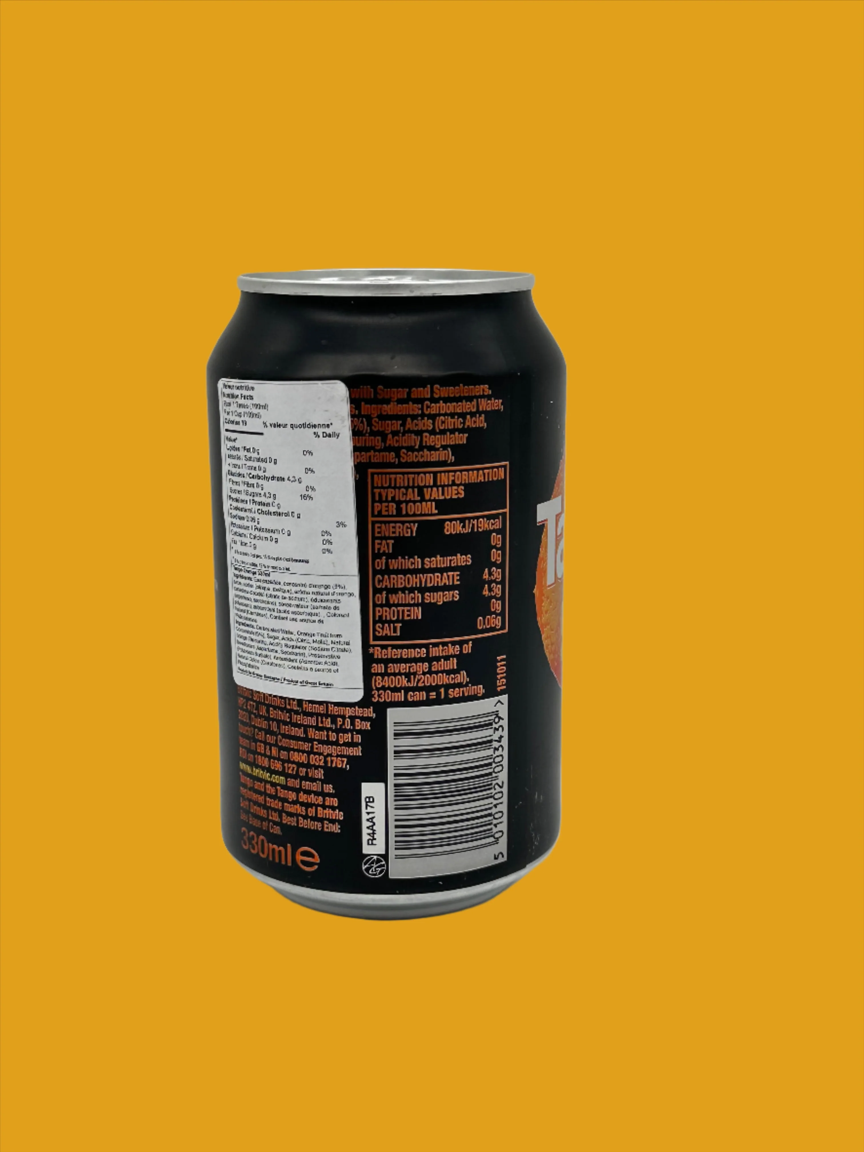 Tango Orange 330mL (UK) - Image 2