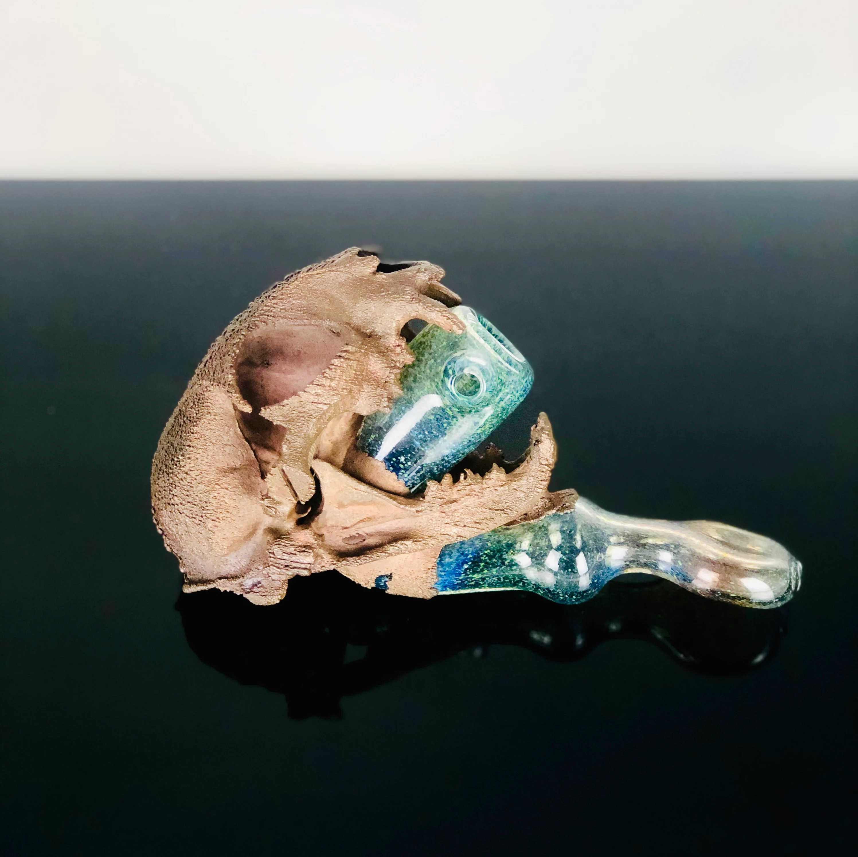 Troy Bennett x Dave Park Genuine Bobcat skull electroformed sherlock - Image 5