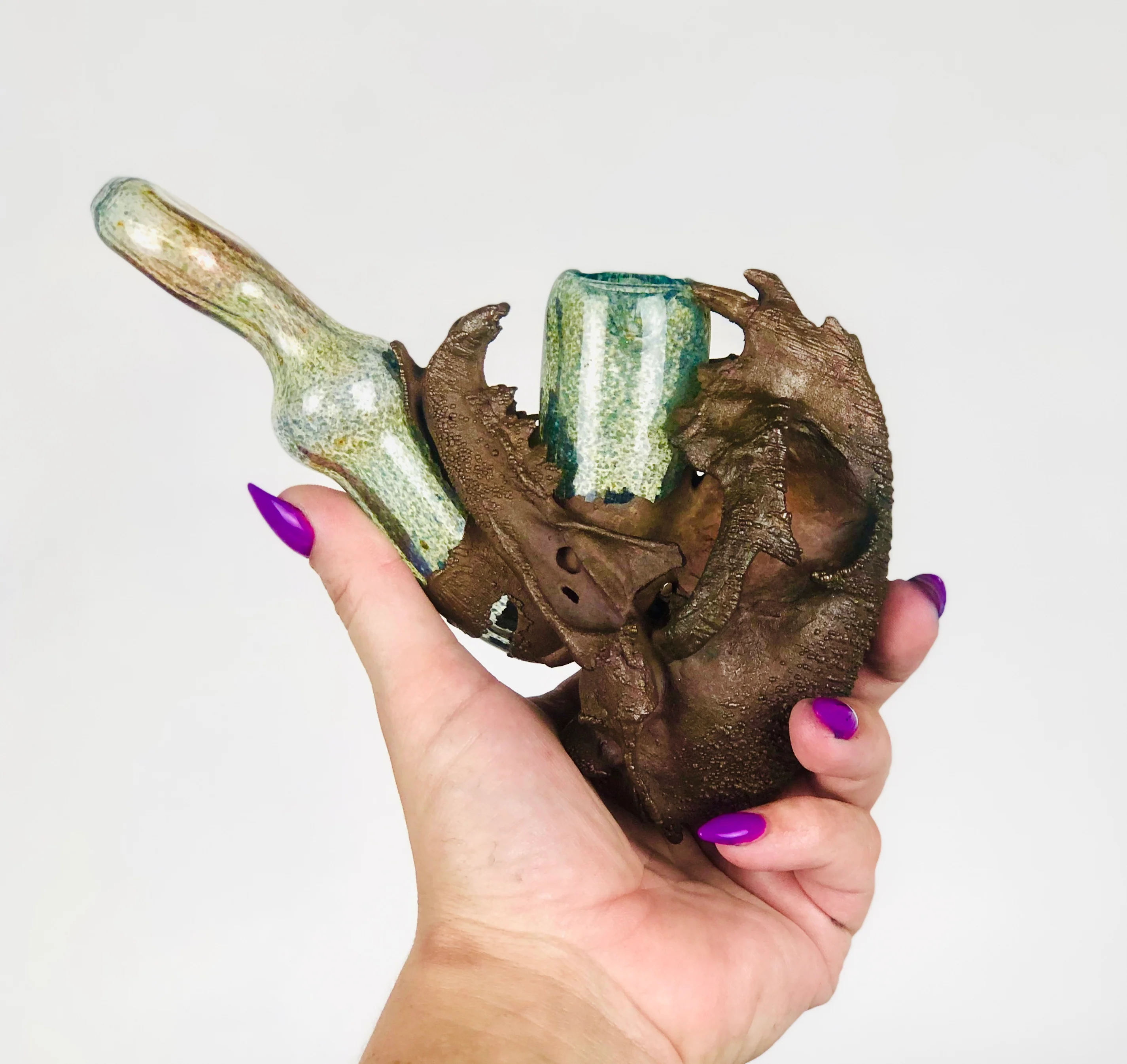 Troy Bennett x Dave Park Genuine Bobcat skull electroformed sherlock - Image 6