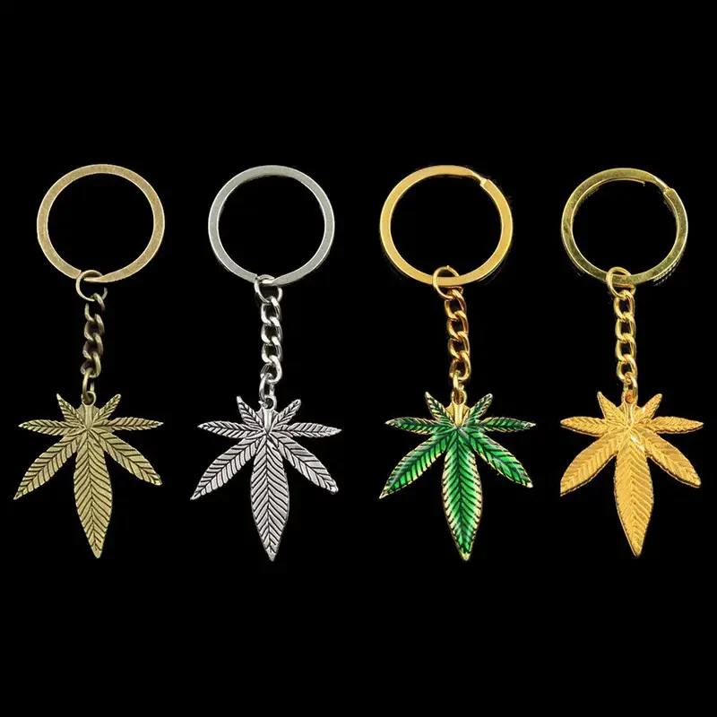 Weed Leaf Keychain - Image 2
