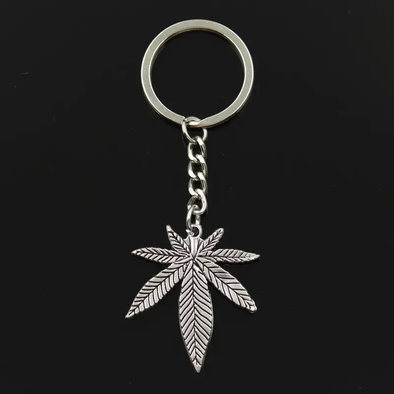 Weed Leaf Keychain - Image 3